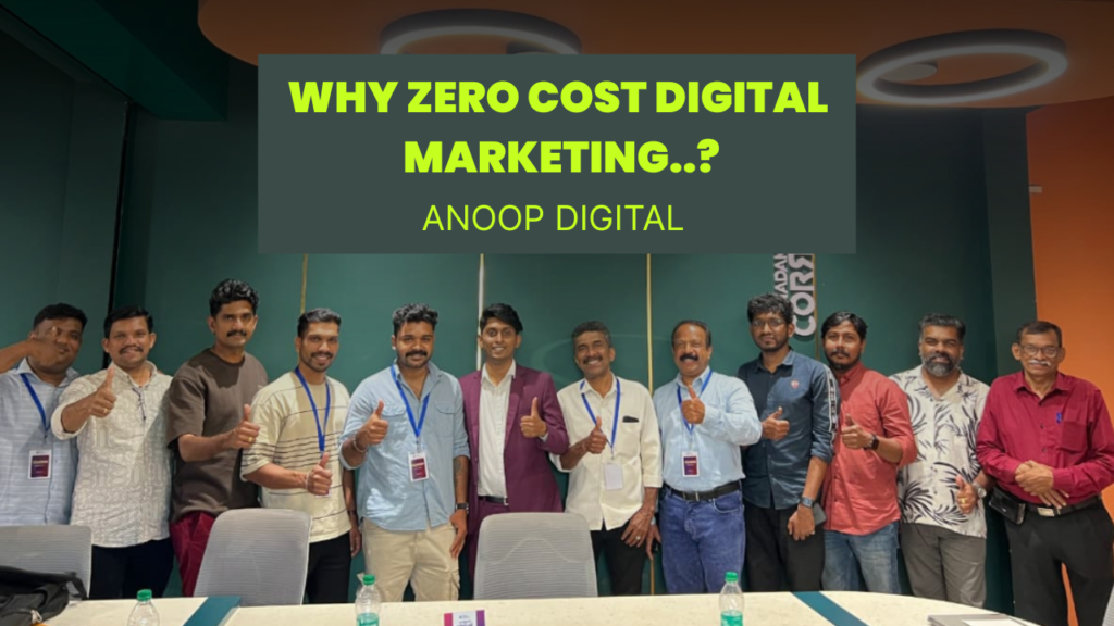 Why zero cost digital 
marketing..?