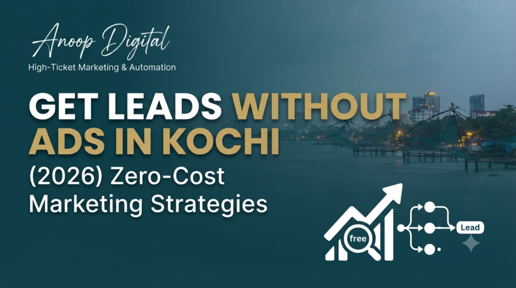 Get Leads Without Ads in Kochi  Zero-Cost Marketing (2026)